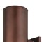 Vaxcel Chiasso Aluminum 2 Light Bronze Cylinder Outdoor Wall Lantern Clear Glass CO-OWB052BZ - alternate 6